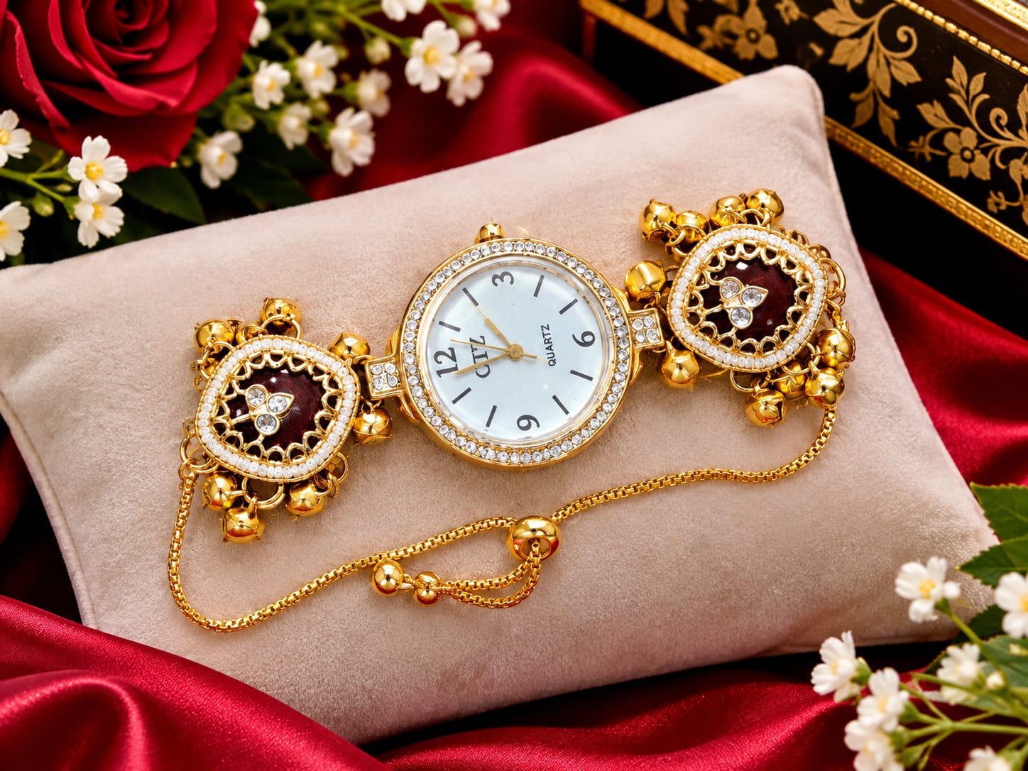 Kashmeri  Watch Round Shap