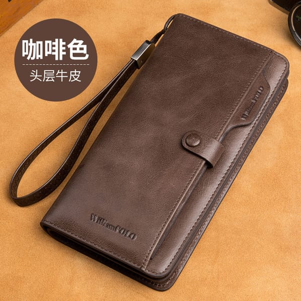 Man Long Wallet Coffee Colour